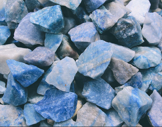 Blue quartz