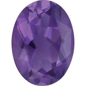 Amethyst Oval and Emerald cut Facet
