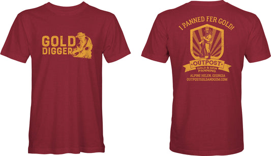 Outpost Gold Digger Soft Tee red